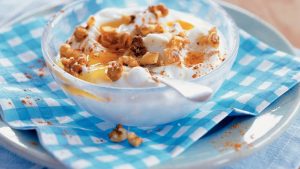 Griekse yoghurt met honing en walnoten