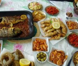 Vis tajine in de oven