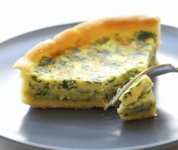 Mozzarella quiche