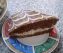 Chococake gevuld met slagroom