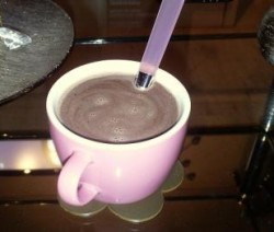 Zelfgemaakte chocolademelk