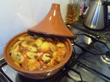 Tajine met Dorade