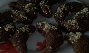 Chocolade hazelnoot maantjes