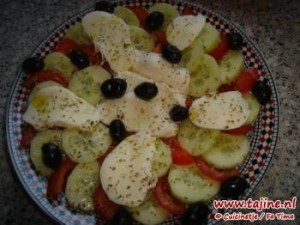 Mozzarella salade