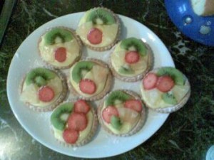 Snelle Fruit gebakjes