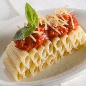 Pasta met tomatensauss