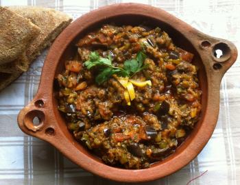 Za3louk ( Aubergine-salade)