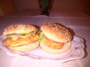Zelfgemaakte kentuckyburgers