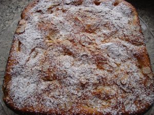 Perzikcake recept