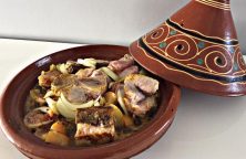 Heerlijke Marokkaanse Tajine met lam en courgette