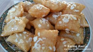 Msemmen met amandelen en honing recept