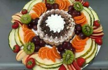 Marokkaanse ijstaart fruitsalade