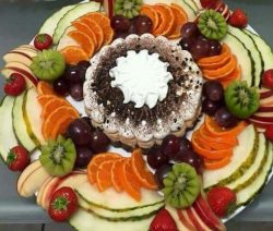 Marokkaanse ijstaart fruitsalade