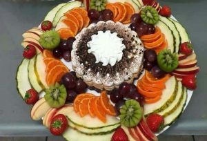 Marokkaanse ijstaart fruitsalade